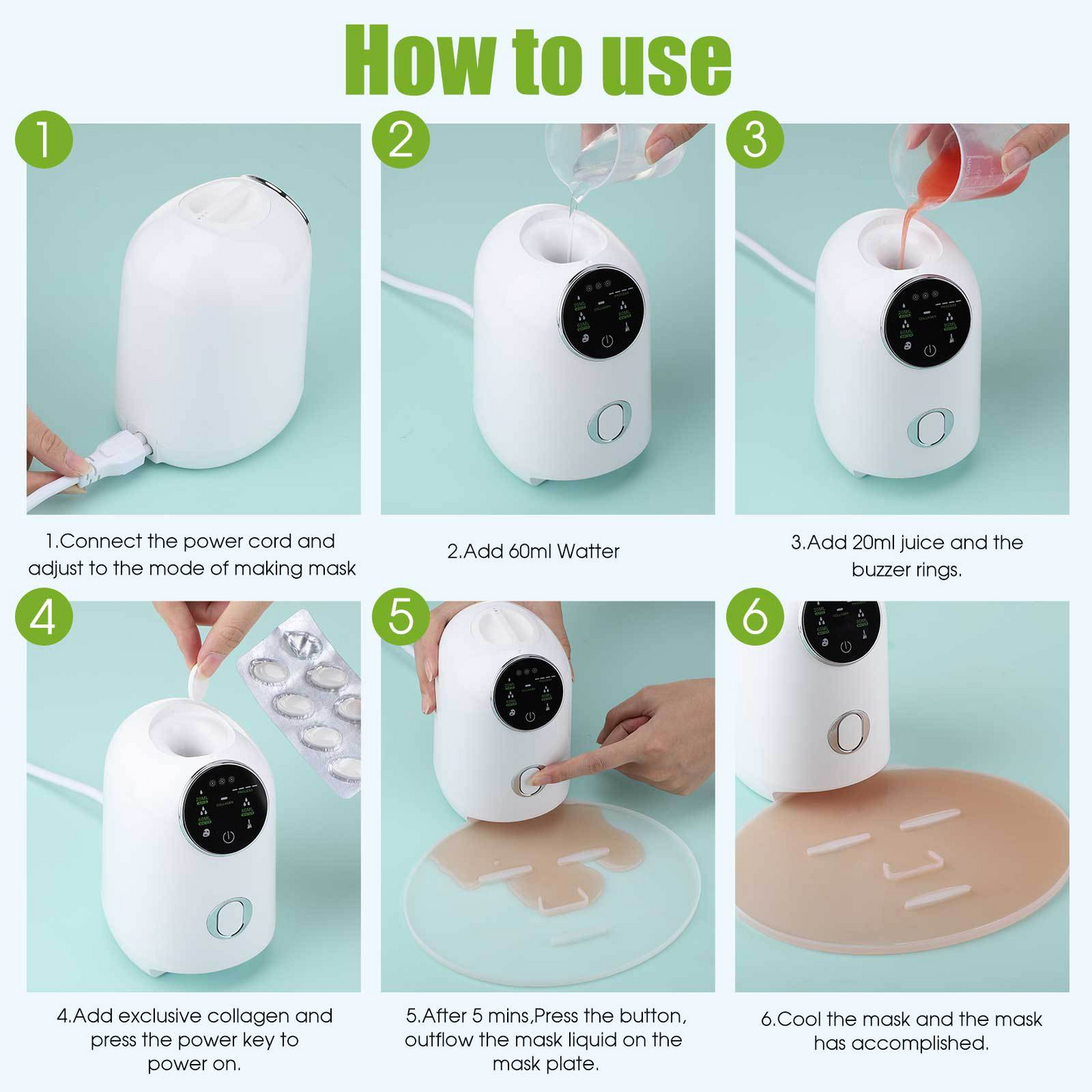 DIY Vegetable Facial Mask Machine